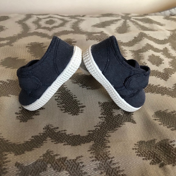 ZARA MINI BABY BLUE SNEAKERS Sz 1-1.5/3-6MONTH - Picture 6 of 11